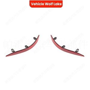 Réflecteur de pare-chocs arrière Audi A3 2017-2020, forme meniscus, lentille LED pour berline, feux de signalisation latéraux - Product Image 3