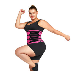 HEXIN เข็มขัดรัดเอวแบบรูดซิป7เหล็ก,เข็มขัดฝึกเอวทำจาก<span class=keywords><strong>ย</strong></span>างปี100% - Product Image 1