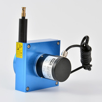 Sensor de longitud de cable MNH-300, transductor de posición de cable con retorno por resorte, sensor de posición de cable de 5000 mm, potenciómetro