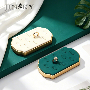 Exhibidor de Joyería de Lujo, Bandeja para Anillos de Microfibra, Estilo Vertical y Horizontal, Hecho a Medida para Joyería - Product Image 3