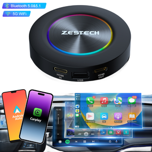 ZESTECH Tbox <span class=keywords><strong>Mini</strong></span> S Android 13 araba kablosuz Carplay oyna Ai kutusu akıllı evrensel Carplay Tv Youtube için arabada - Product Image 1
