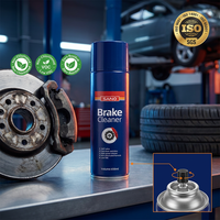Limpiador de Frenos SANVO en Aerosol, Certificado ISO, 650 ml, Limpiador de Frenos Sin Cloro, Bajo en COV, Limpiador de Frenos para Automóviles OEM