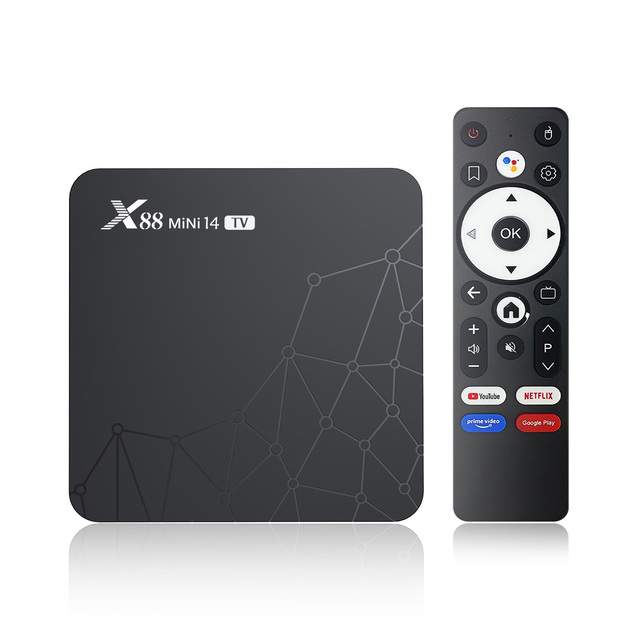 X88 Original Manufacturer Newest RK3518 Android 14 1GB 8GB TV Box 4K HDR10 5G Dual Wifi6 X88 Mini 14 OTT Set Top Box