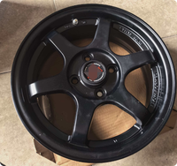 Rines de Aleación de Aluminio Fundido 14x5.5 para Auto, 4x100 ET35 CB73.1, Disponibles en Stock, Repuesto Automotriz
