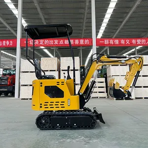 Ücretsiz kargo 0.8 ton paletli mini excavator1ton 1.5t hafriyat makineleri küçük bagger mikro pelle satılık ucuz kazıcı