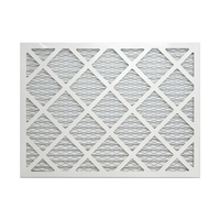Filtre à air plissé Merv 8 pour système de climatisation et de chauffage, avec cadre en carton