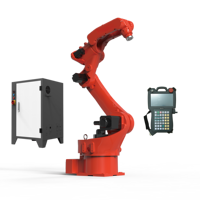 Brazo Robótico Flexible de 6 Ejes Controlado por PLC, IP54, con Alcance de 1463 mm y Carga Útil de 12 kg para Entornos Hostiles de Pulverización y Soldadura