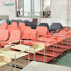 파티오 가든 풀 사이드 호텔 레스토랑을위한 상업 학년 야외 롤링 음식 음료 서빙 왜건 알루미늄 합금 바 카트 - Product Image 6