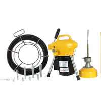 Hongli A75 Machine de nettoyage de vidange électrique domestique outil professionnel polyvalent compact avec compatibilité de câble de 8mm et 16mm