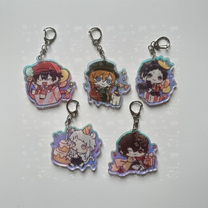 Pendentif et porte-clés personnalisables en acrylique de la série Dazai Osamu Nakahara Chuya Birthday Party <span class=keywords><strong>Bungo</strong></span> Stray Dogs - Product Image 2