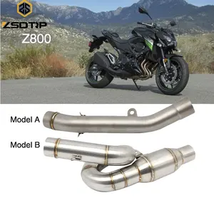 Motorcycle exhaust system Motorcycle Modify Exhaust Pipe Case For Z800 Motor Model Stainless Steel Material