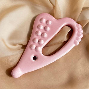 Pietra per Massaggio Gua Sha Professionale <span class=keywords><strong>in</strong></span> Ceramica, Strumento per Massaggio Completo del Corpo, Dimagrimento, Schiena, Gambe, Braccia e Relax - Product Image 5