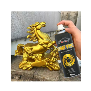 Veloce-asciutto lucido vernice Spray in <span class=keywords><strong>oro</strong></span> Aerosol può rivestimento metallico per artigianato colorazione fai da te decorazione di alta qualità <span class=keywords><strong>pittura</strong></span> all'ingrosso - Product Image 4