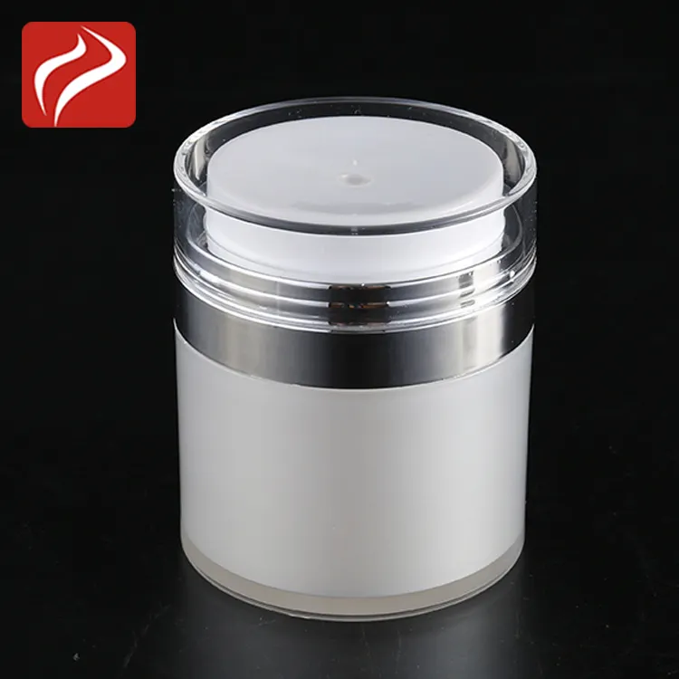 15G 30G 50G 100G Ronde Cosmetische Cream Verpakking Plastic Acryl Airless Pot Groothandel Pomp Jar