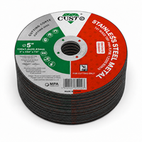 Disque de coupe ultra fin T41 de 125 mm (5 pouces) pour acier inoxydable, acier au carbone, métal