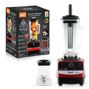 Rad 2.5L Blender Smoothie komersial peralatan dapur alat pemotong listrik Blender buah dan Mixer