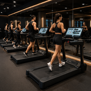 premium luxury commercial <b>treadmill</b> wide running belt cardio machine for gym center hotel fitness - Product Image 4