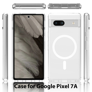 Coque de téléphone transparente transparente antichoc couverture mobile magnétique de haute qualité coque de téléphone portable en acrylique pour Google <span class=keywords><strong>Pixel</strong></span> 7A - Product Image 6