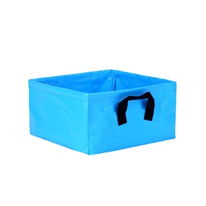 Mini cuvette pliante portable personnalisée pour les voyages en plein air Nouvelle cuvette de stockage Traitement personnalisé pour jouets d'extérieur - Product Image 4