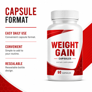 Hot Sale Soy Milk <b>Free</b> Organic Vegan Raphani Seed Powder Healthy <b>Weight</b> Gain Improve Immunity GMP Certified Capsules 60 Capsules - Product Image 5