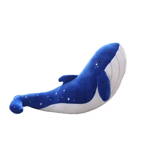 批发定制海豚和鲸鱼毛绒玩具枕头毛绒娃娃