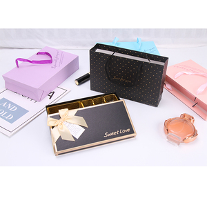 Factory price exquisite tote bag Valentine's Day Gift Box 18 grid chocolate box