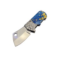 Vente en gros 420 lame en acier inoxydable manche en résine Camping en plein air poche de sauvetage Edc petit couteau de poche