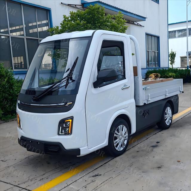 Beemotor Factory 4-Wheel Electric Mini EV Car 2-Seater Mini Electric Van China Light Interior Automatic Manual Gear Box Left