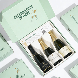 Caja de Embalaje de Cartón Corrugado Tipo B y E para Bebidas de Champán, Personalizable para Comercio Electrónico, Plegable, Venta al Por Mayor - Product Image 4