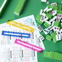 Bande de lecture Mahjong, superposition colorée, règle de suivi de lecture ondulée, pour enfants atteints de dyslexie, en acrylique transparent, portable