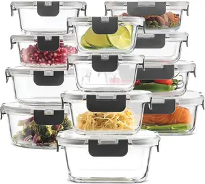 Superior Glass Food Storage Containers Set Safe Food Containers