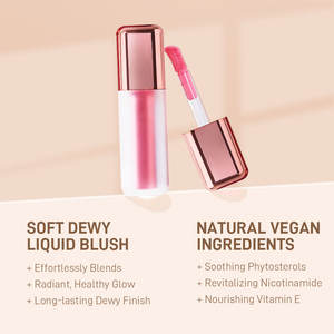 Helloween label privé ensemble de maquillage multicolore ensemble de fard à joues liquide crème fard à joues imperméable longue durée végétalien fard à joues liquide naturel - Product Image 6