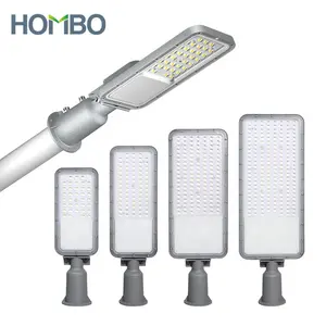 HOMBO fabrika fiyat alüminyum su geçirmez Ip65 açık 50w 100w 150w 200w LED sokak lambaları