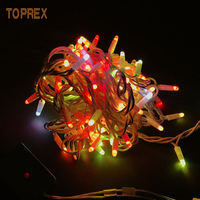 Toprex Étanche Led Télécommande Haute Qualité Multicolore Extérieur Lumières De Noël Musique Rgb Dmx Contrôle Led Guirlandes Lumineuses