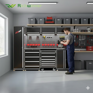 Gabinete Combinado Multifuncional RW <span class=keywords><strong>de</strong></span> Alta Calidad, Estación <span class=keywords><strong>de</strong></span> Trabajo para Tareas, Equipo <span class=keywords><strong>de</strong></span> Taller Mecánico, Gabinete <span class=keywords><strong>de</strong></span> <span class=keywords><strong>Herramientas</strong></span> <span class=keywords><strong>con</strong></span> <span class=keywords><strong>Ruedas</strong></span> - Product Image 2