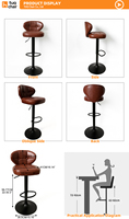 Chaises de bar réglables en hauteur TUQ, directement de l'usine, tabourets de bar pour cuisine, salon de coiffure, comptoir d'îlot, outils, meubles