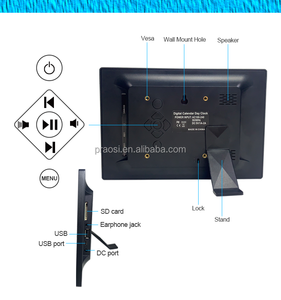 Pros-reloj con recordatorios de medicina, reloj despertador de día Digital con Control remoto, memoria de pérdida de memoria, con pantalla <span class=keywords><strong>IPS</strong></span> HD de 8 pulgadas - Product Image 5