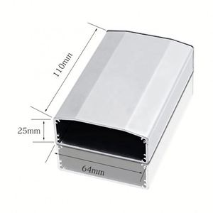 Aluminum Extruded Enclosure Wall Mounted Electrical Case Split Body Sandblasting Extrusion PCB Project <b>Box</b> IP54 Protection <b>Metal</b> - Product Image 6
