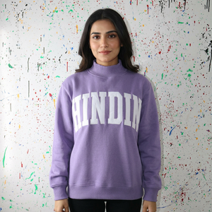 Sudadera con Capucha HINDIN 100% Algodón, Apliques Bordados con Hilos Finos, Estilo Vintage de Invierno, Secado Rápido y Transpirable - Product Image 1
