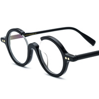 Gafas Ópticas de Acetato Plegables con Montura Completa para Hombre y Mujer, Diseño Vintage Retro para Lentes Graduadas, Nueva Marca 2025