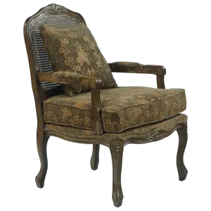 Sofá individual con respaldo de caña Louis 14, sofá y silla clásicos europeos, sofá tradicional europeo