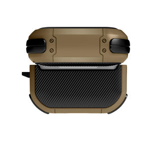 Étui pour casque en TPU à <span class=keywords><strong>charge</strong></span> <span class=keywords><strong>sans</strong></span> <span class=keywords><strong>fil</strong></span> antichoc à texture en alliage rayé pour <span class=keywords><strong>Apple</strong></span> <span class=keywords><strong>Airpods</strong></span> 4 3 1/<span class=keywords><strong>2</strong></span> Pro <span class=keywords><strong>2</strong></span> Pro 3 - Product Image 4