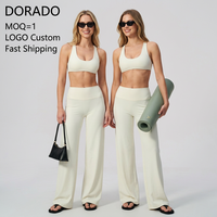 Ensembles de yoga et de fitness pour femmes : Soutiens-gorge de sport, tenues d'entraînement, leggings de yoga taille haute, vêtements de pilates et de gym