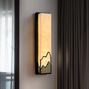 Chinese Style Wall Lamp Led <b>Light</b> Source 220V For Villa <b>Corridor</b> Bedroom Lighting Decorative Indoor Lighting - Product Image 1
