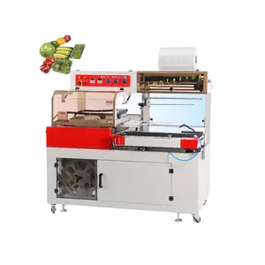 Automatic L-type Food Fruit Orange Full Automatic Pe Film Plastic Pouch High Efficient Vegetable Shrink Wrapping Machine