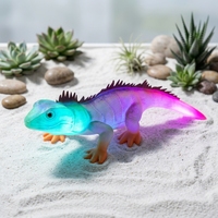 Décorations lumineuses en forme de caméléon pour éclairage simulé, utilisables pour décorer les parcs écologiques et les pelouses