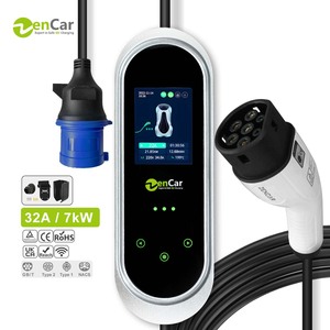 Chargeur EV intelligent Zencar Epro 32A 7KW Type 2, chargeur EV portable rapide pour maison mobile, certifié TUV CB, application de charge de <span class=keywords><strong>voiture</strong></span> électrique - Product Image 1