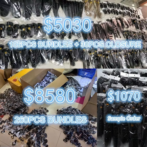 Pelucas de Cabello Brasileño Remy 100% Virgen sin Pegamento, Ondulado, con Parte en V, Largo, con Clips para Mujeres, No Requiere Dejar Cabello Fuera - Product Image 4