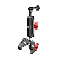 Camera Clamp Mount for Action Camera Super Clamp Ball Head Waterproof Aluminum Alloy Universal Bike Motorcycle Accessories