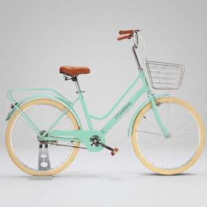 Vélo <span class=keywords><strong>de</strong></span> <span class=keywords><strong>ville</strong></span> classique pour <span class=keywords><strong>femme</strong></span> 2026 à vendre / Vélo vintage 26 pouces personnalisé OEM / Bicicleta Mujer pour adulte en stock - Product Image 2
